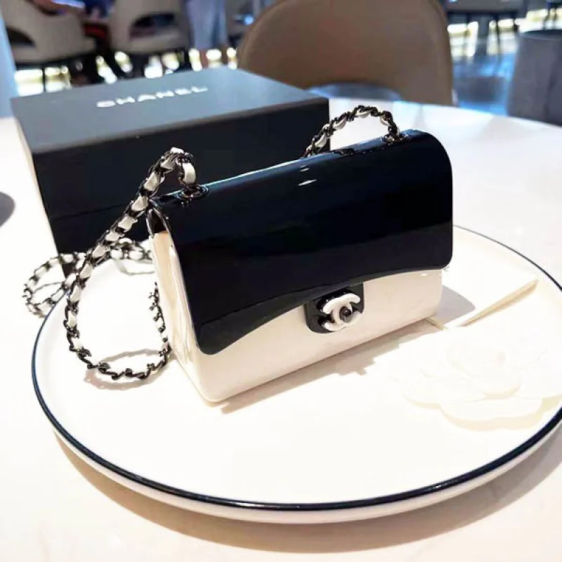 シャネル アイコン コピー ショルダーバッグ イブニング プレシキ バイカラー CC AS2513